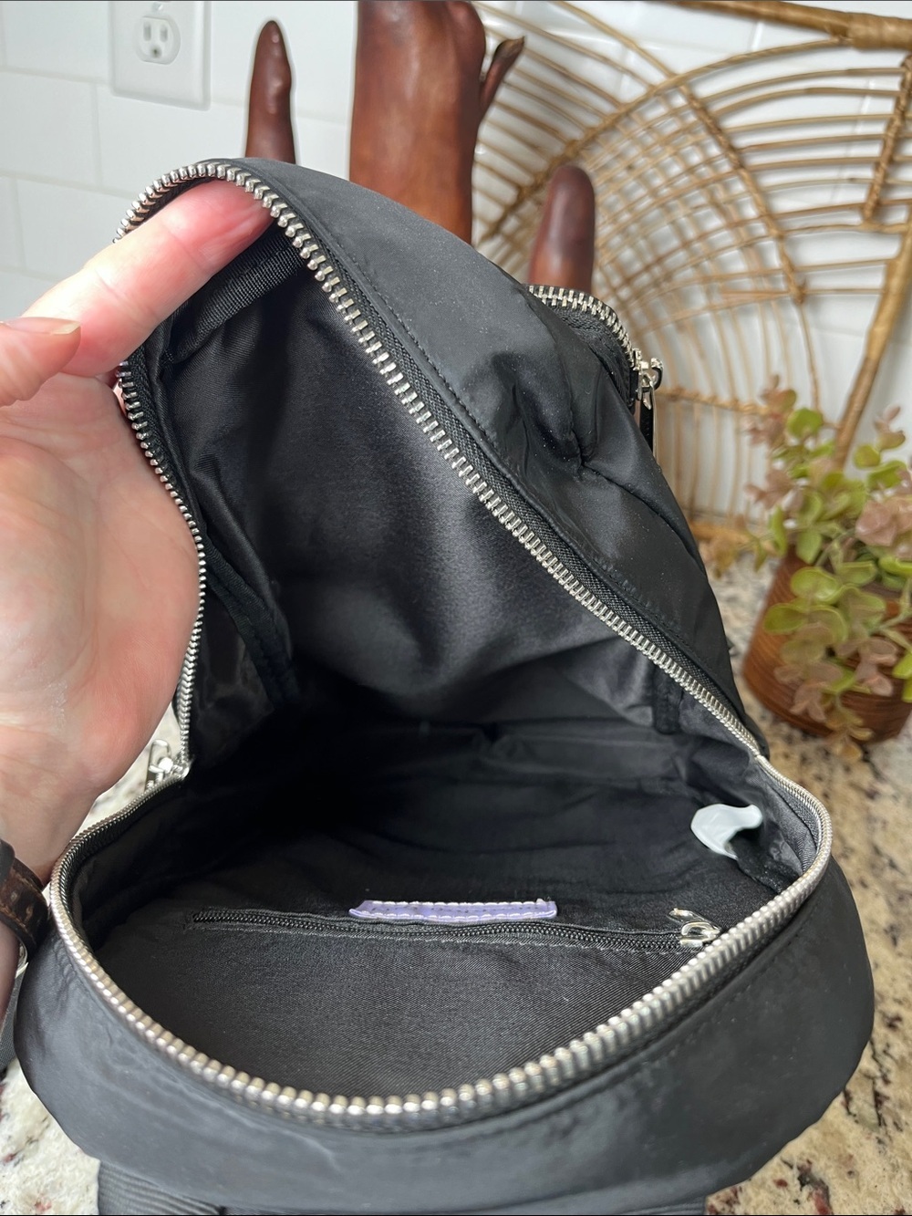 Madden Girl Adjustable Nylon Sling Backpack - Picture 10 of 11